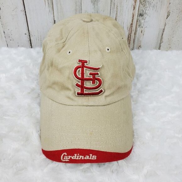 St. Louis Cardinals Baseball Cap Tan Red - Picture 1 of 7